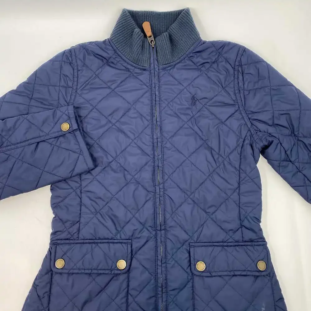Ralph Lauren Navy Quilted Jacket | Kids Regular 16